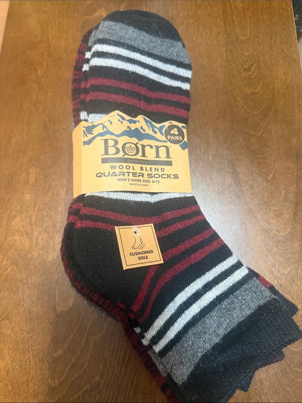 Born Wool Blend striped Men's Socks